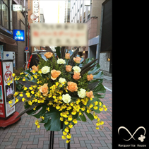 【事例157】中央区銀座のバースデーショーに贈られたスタンド花