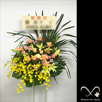 【事例156】港区南青山の美容室サロン開店祝いで贈られたスタンド花